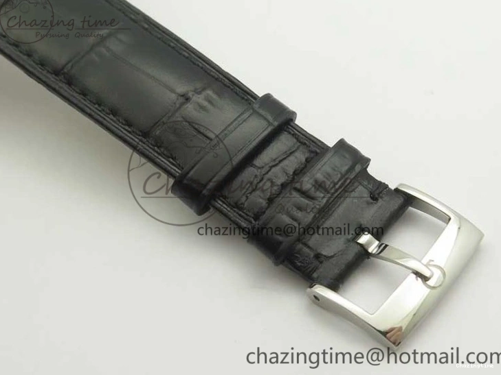 0413 De Ville Prestige Small Second TWF 1:1 Best Edition Black Dial on Black Leather Strap MIYOTA Resilient 8037
